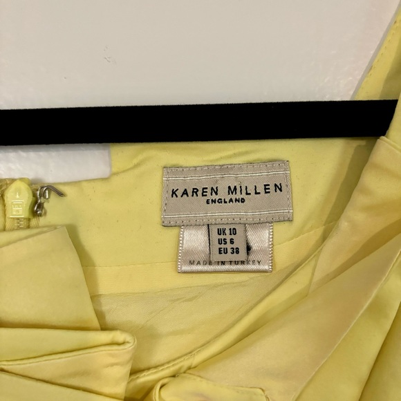Karen Millen Yellow Cocktail Dress - Picture 6 of 6